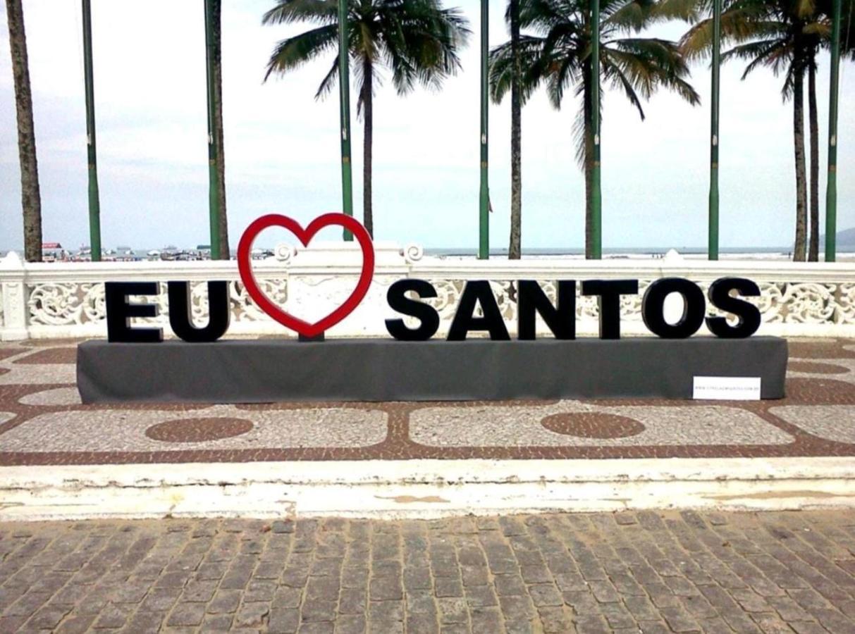 Apartamento Aconchegante Ao Lado Da Praia Santos Kültér fotó